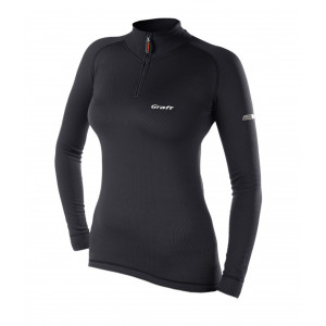 Koszulka damska termoaktywna z golfem