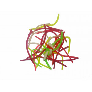 Sztuczne robaki nasączone aromatem DA9