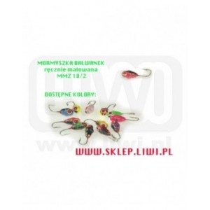 Mormyszka malowana zwykła MMZ18/2