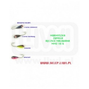 Mormyszka malowana zwykła MMZ18/6